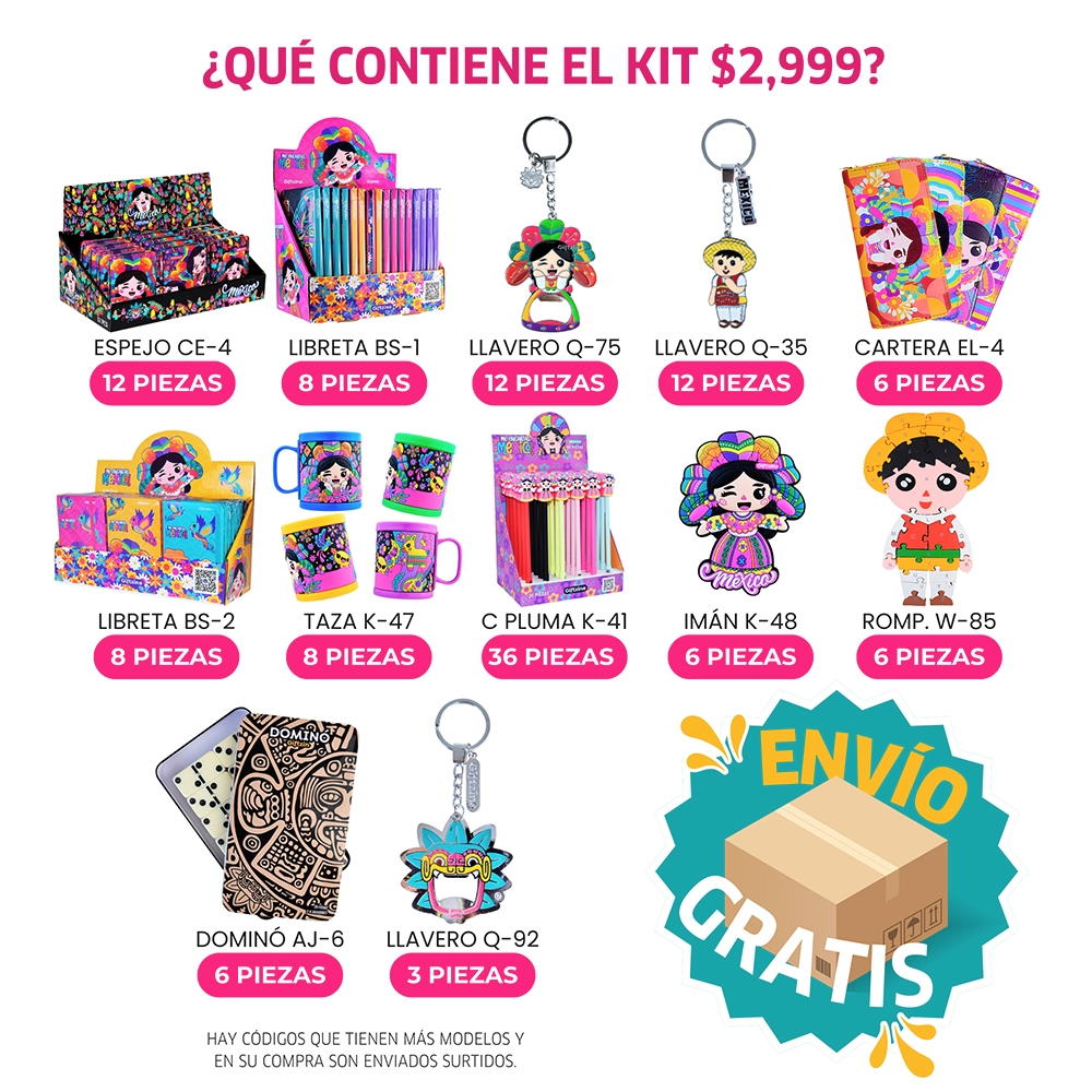 KIT EMPRENDEDOR $2,999 CON 88 SOUVENIRS - Image 2
