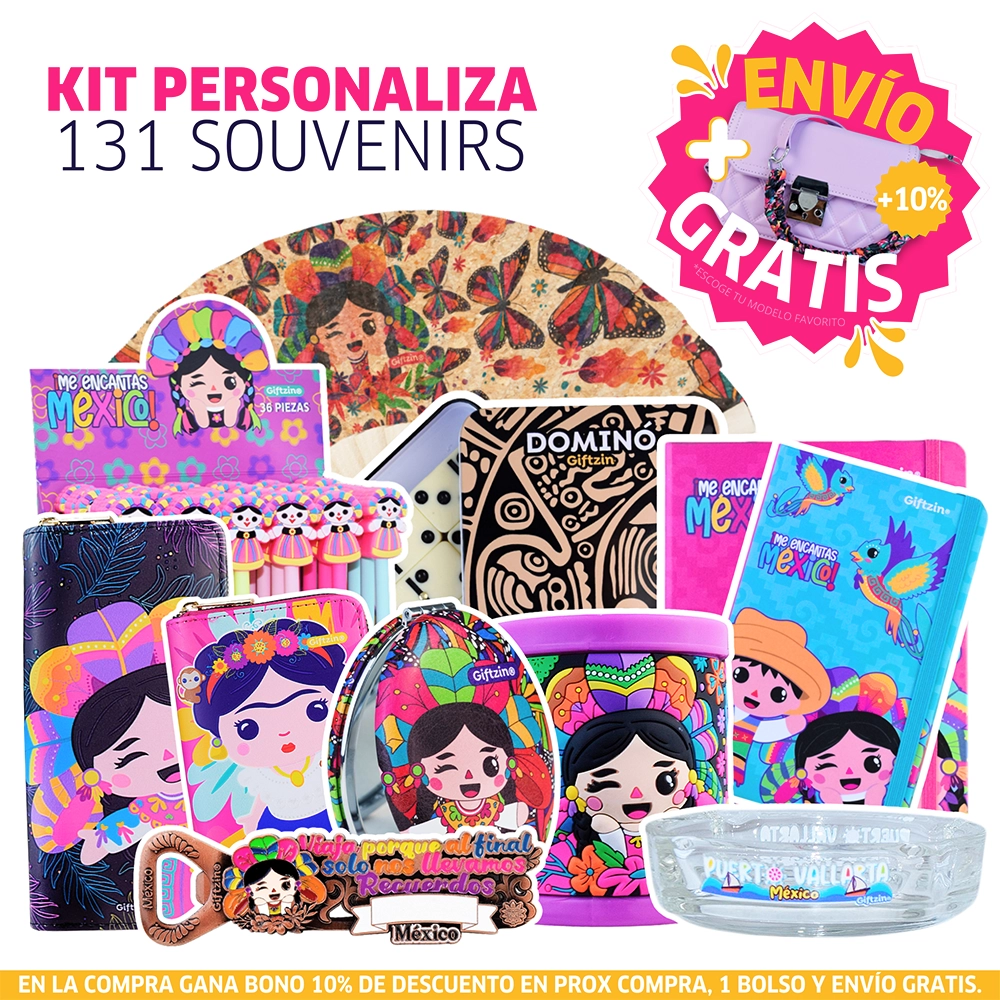 KIT PERSONALIZABLE $4,999 CON 131 SOUVENIRS